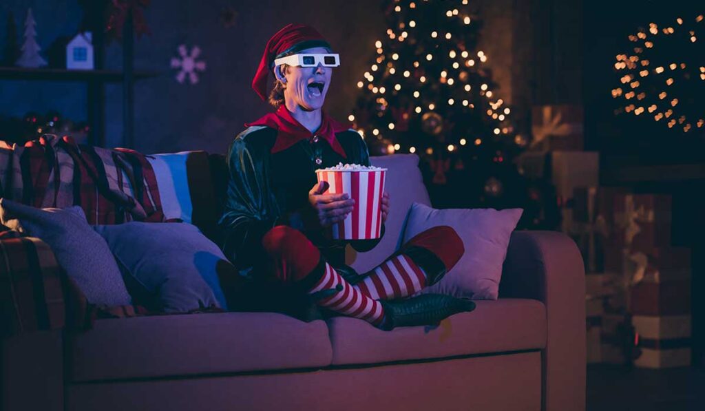 noche de películas navideñas inusuales