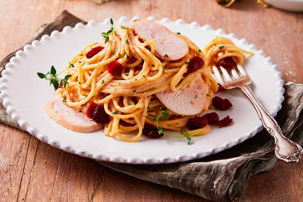 recetas con spaghetti y pavo